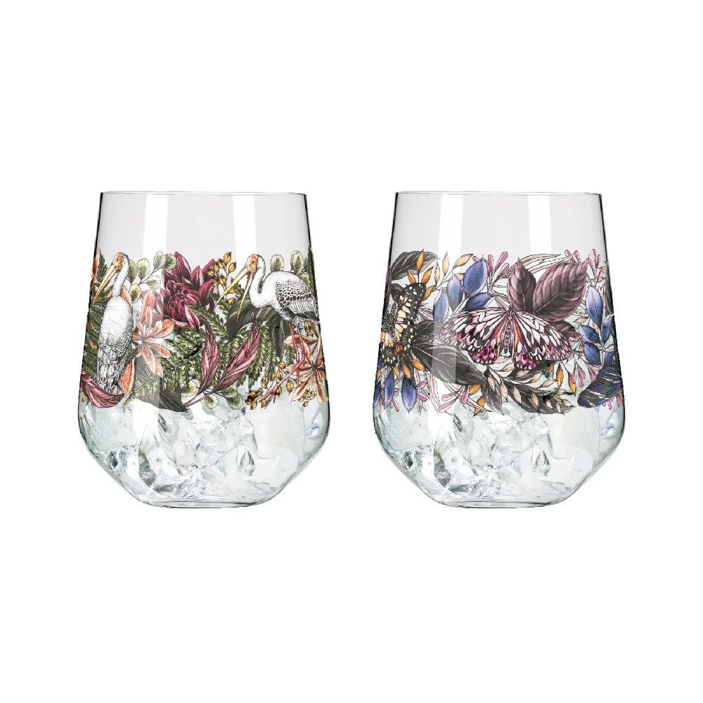 Cocktailglas Ritzenhoff Schattenfauna Gin Tumbler 2er #1 #2 M.EnterriosF21