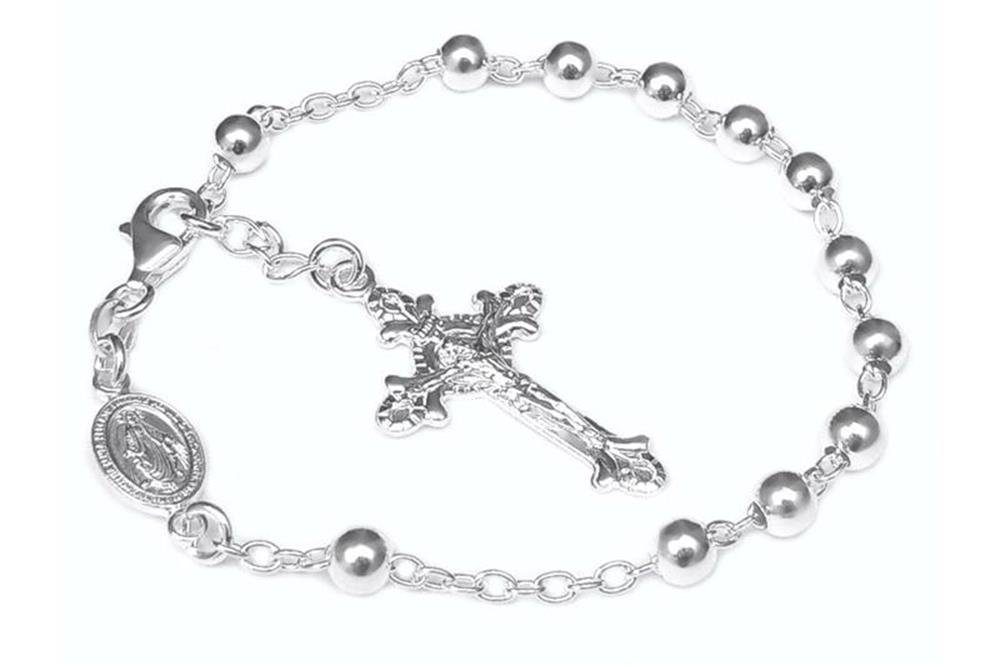 Silberkettenstore Silberarmband Armband - Alejandro Silber Rosenkranz 925