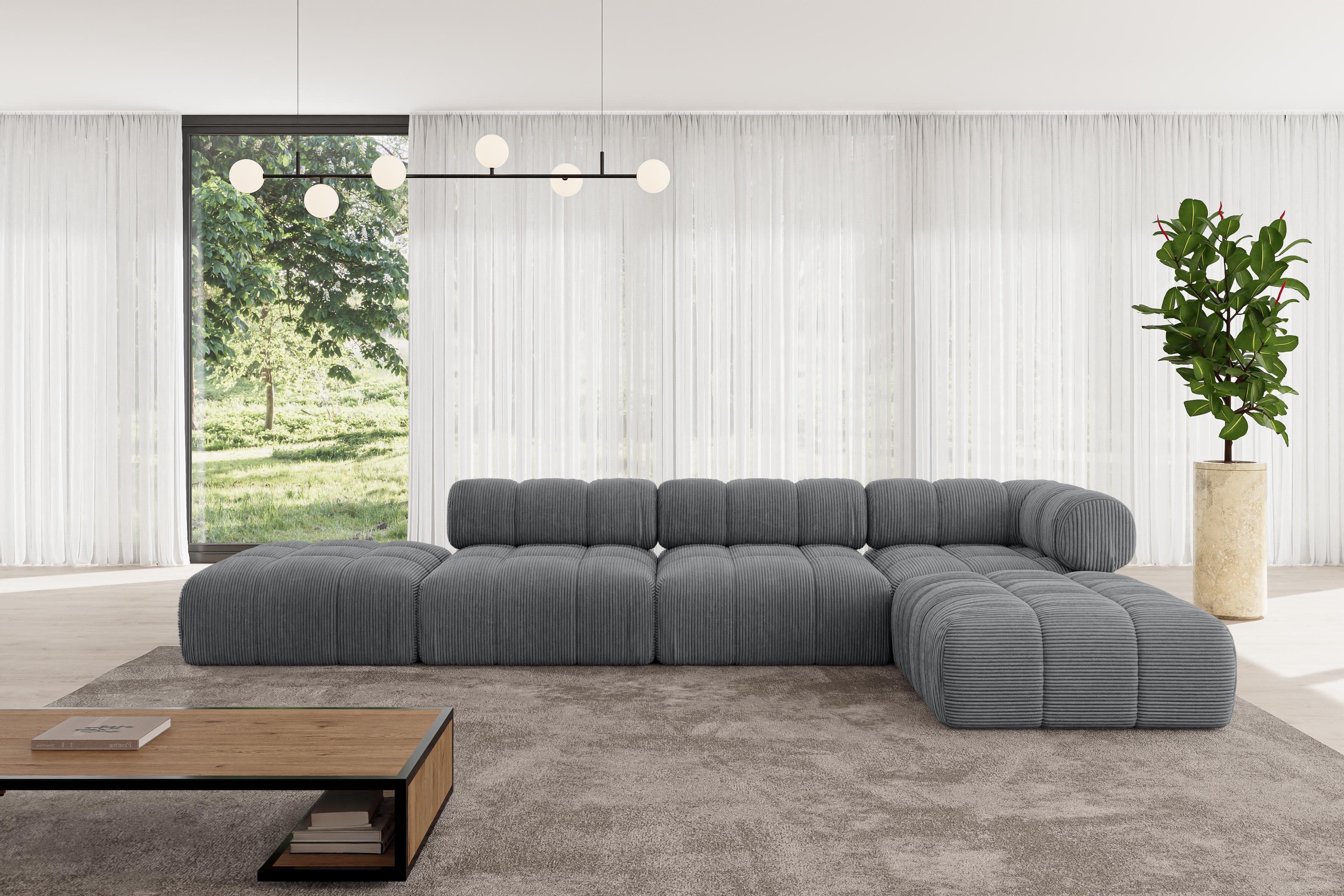 ALTDECOR Ecksofa Kerru-L2, Sofa Praktische Bequeme günstig online kaufen