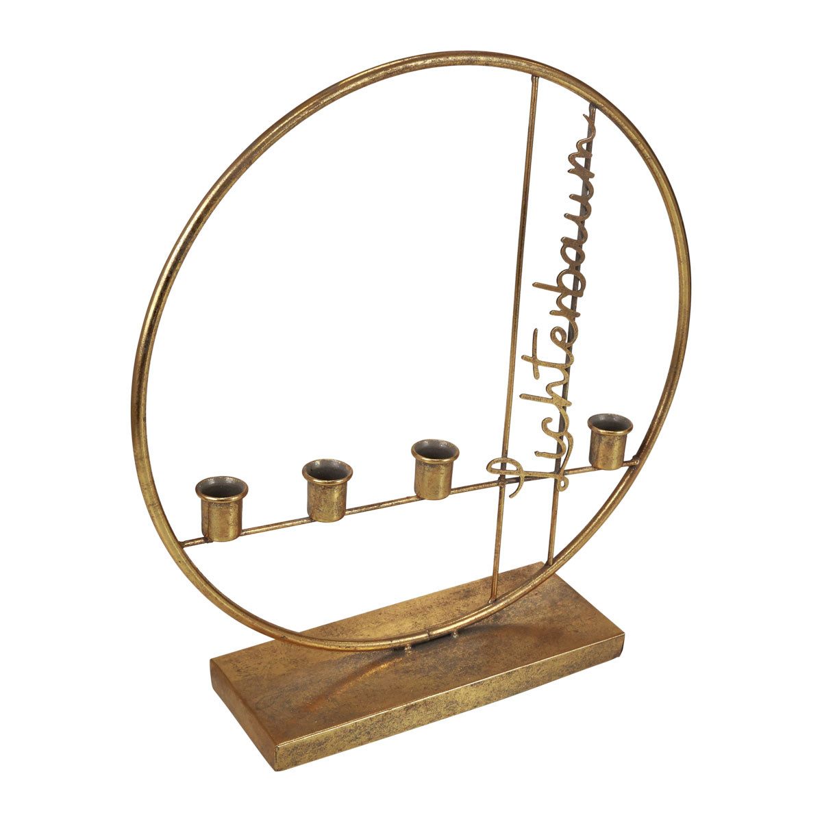 Viana Kerzenhalter Kerzenhalter Ring Metall Dekoration für Tisch und Fenste günstig online kaufen