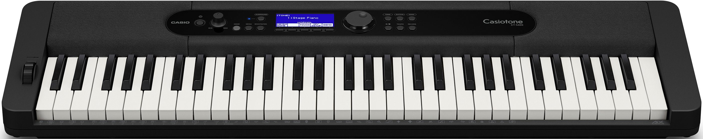 CASIO Keyboard Standardkeyboard CT-S400, inkl. Netzteil