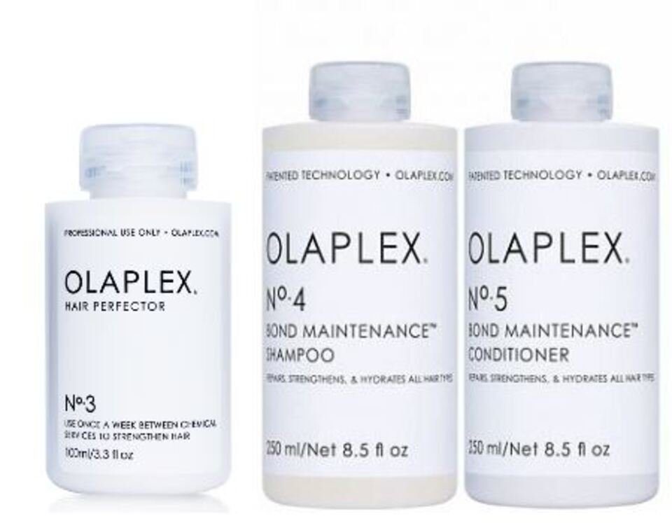 Olaplex Haarpflege-Set No. 3 + No. 4 + No. 5, 3-tlg.