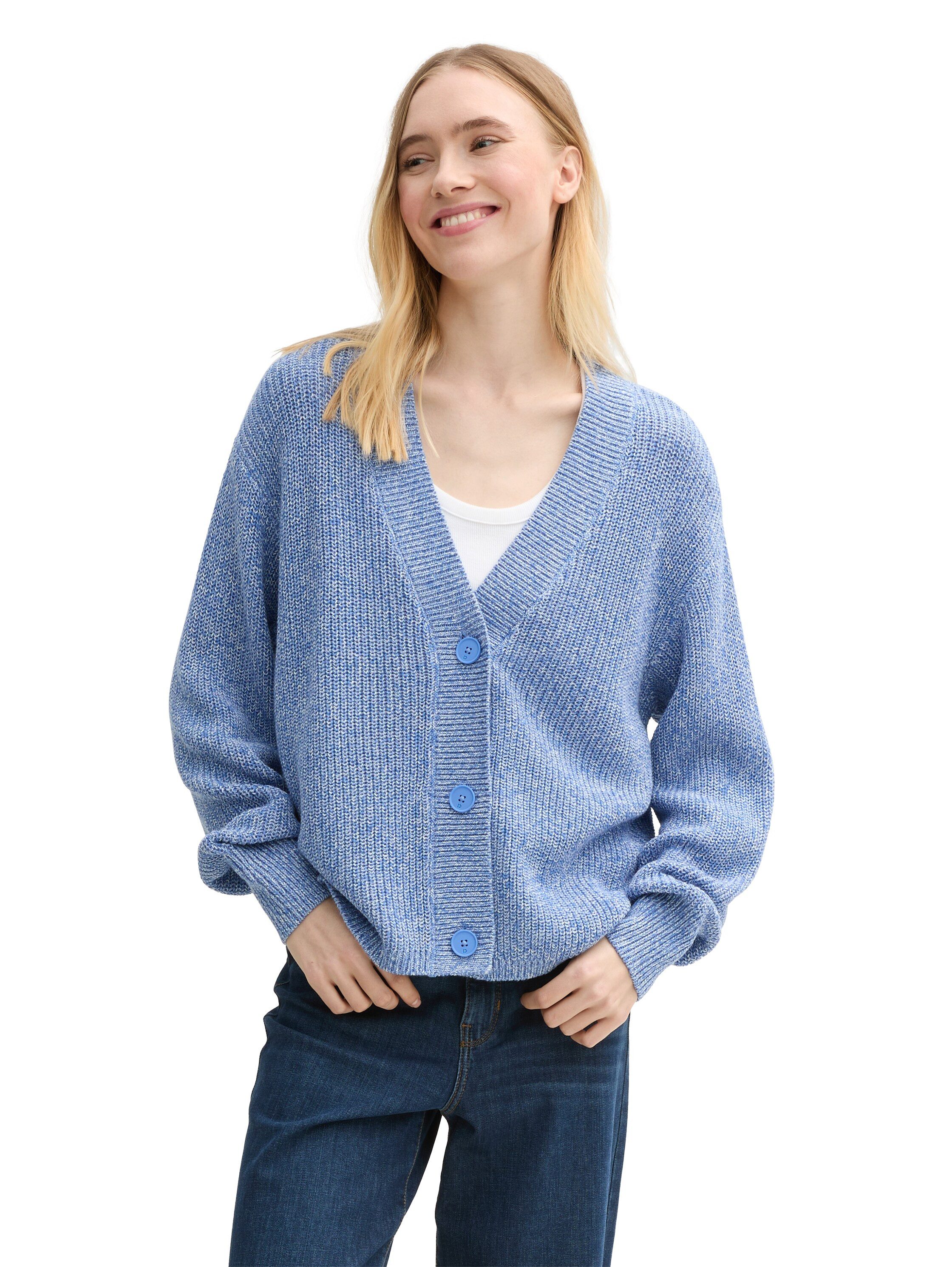 TOM TAILOR Denim Cardigan mit Strickstruktur günstig online kaufen