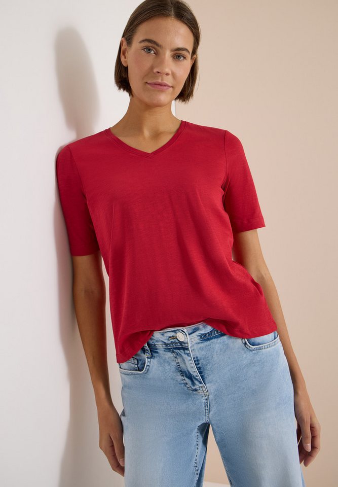 CECIL T-Shirt mit Flammgarn
