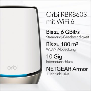 NETGEAR Orbi WiFi 6 RBR860S WLAN-Router