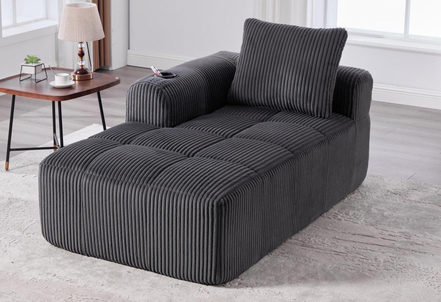 LVHOM Ecksofa Modulares Chaiselongue-Sofa-Set(Polsterliege+Doppelsofa ...