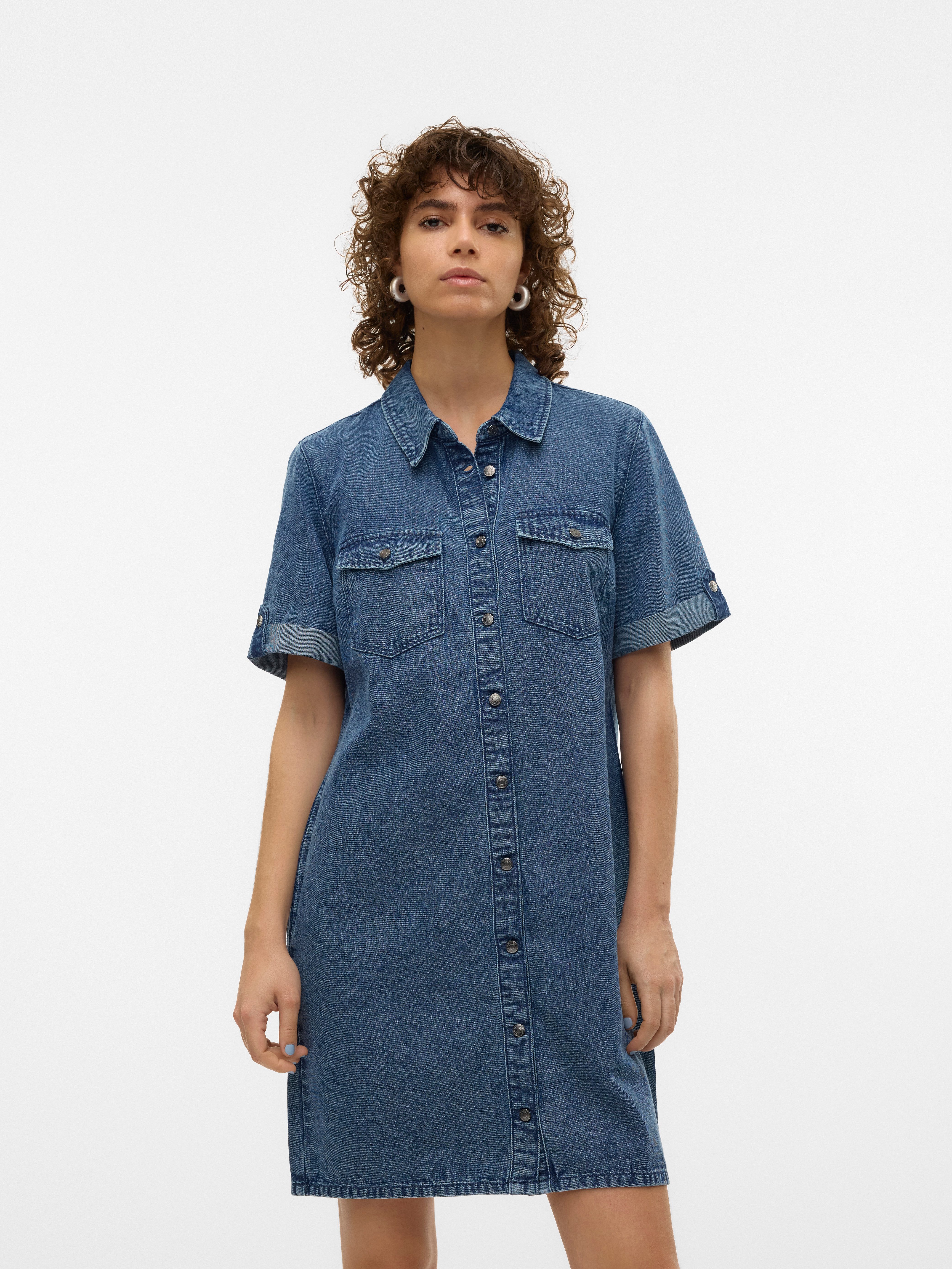 Vero Moda Jeanskleid VMJENNIE SS SHORT günstig online kaufen
