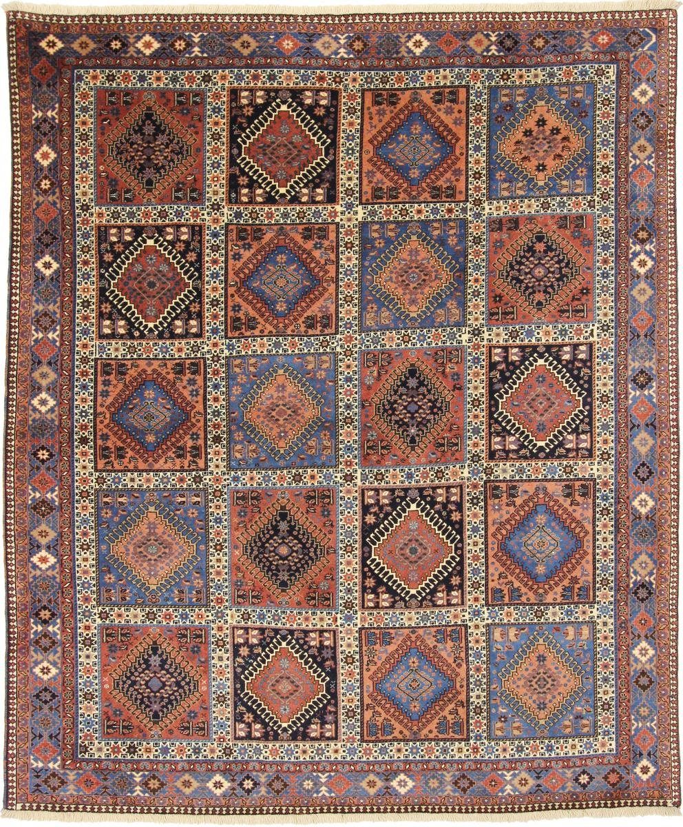 Orientteppich Yalameh 199x239 Handgeknüpfter Orientteppich / Perserteppich, Nain Trading, rechteckig, Höhe: 12 mm