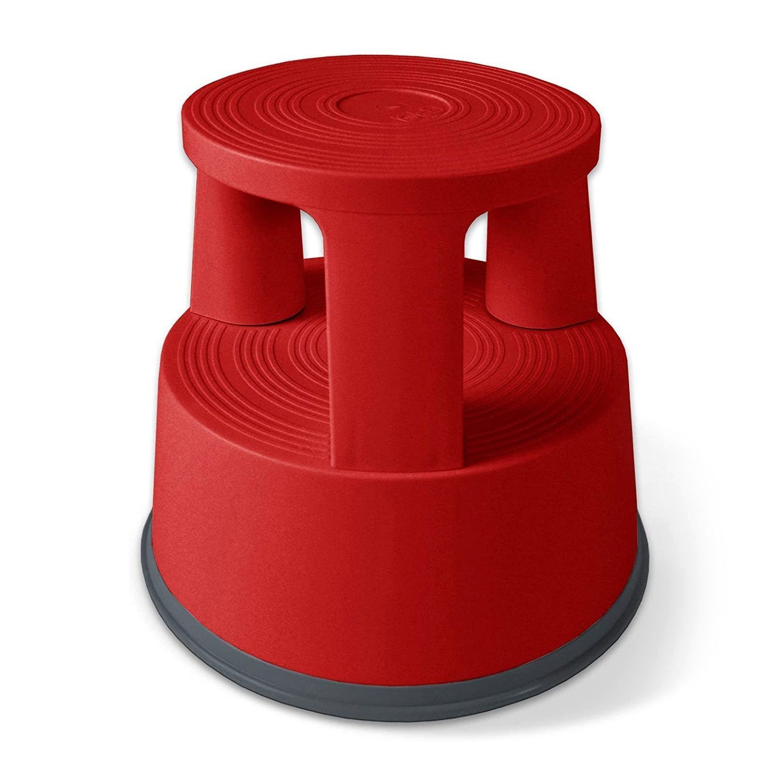 Office Marshal Tritthocker Elefantenfuß, 4 Farben, Sitzhocker, Rollhocker, Mit 150 kg belastbar