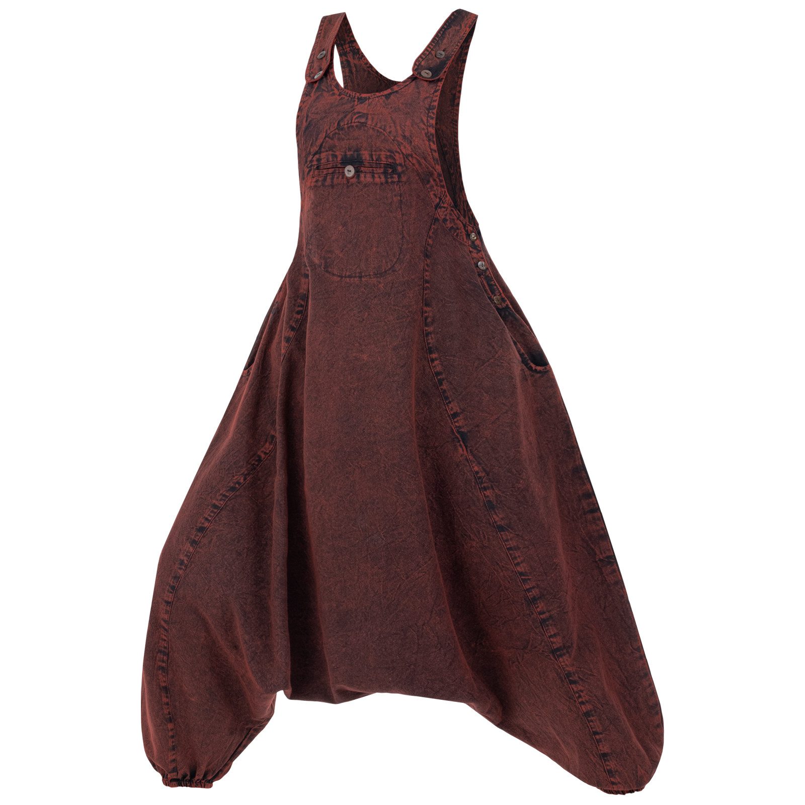 KUNST UND MAGIE Latzhose Hippie Latz/Haremshose Hose 70er Jumpsuit Overall günstig online kaufen