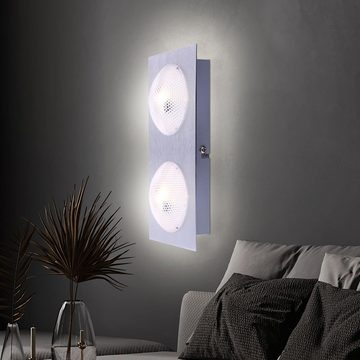 Globo LED Deckenleuchte, LED-Leuchtmittel fest verbaut, Warmweiß, Deckenlampe Deckenleuchte Wandlampe Wohnzimmer satiniert LED