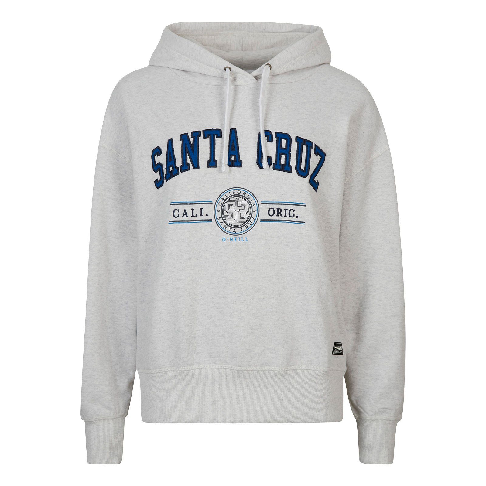 Hoodie white College-Style melange 11012 State mit Hoodie Surf Logo im O'Neill