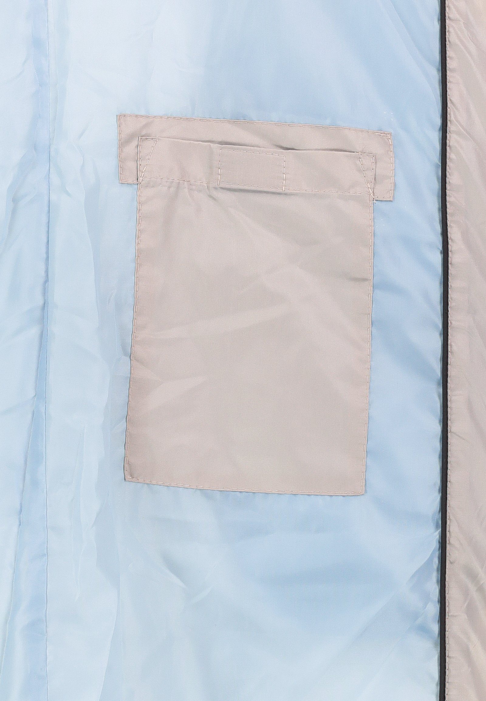Fresh Made Steppweste Lange Stepp weste Kapuze Übergangs Herbst Frühlings Weste Windbreaker