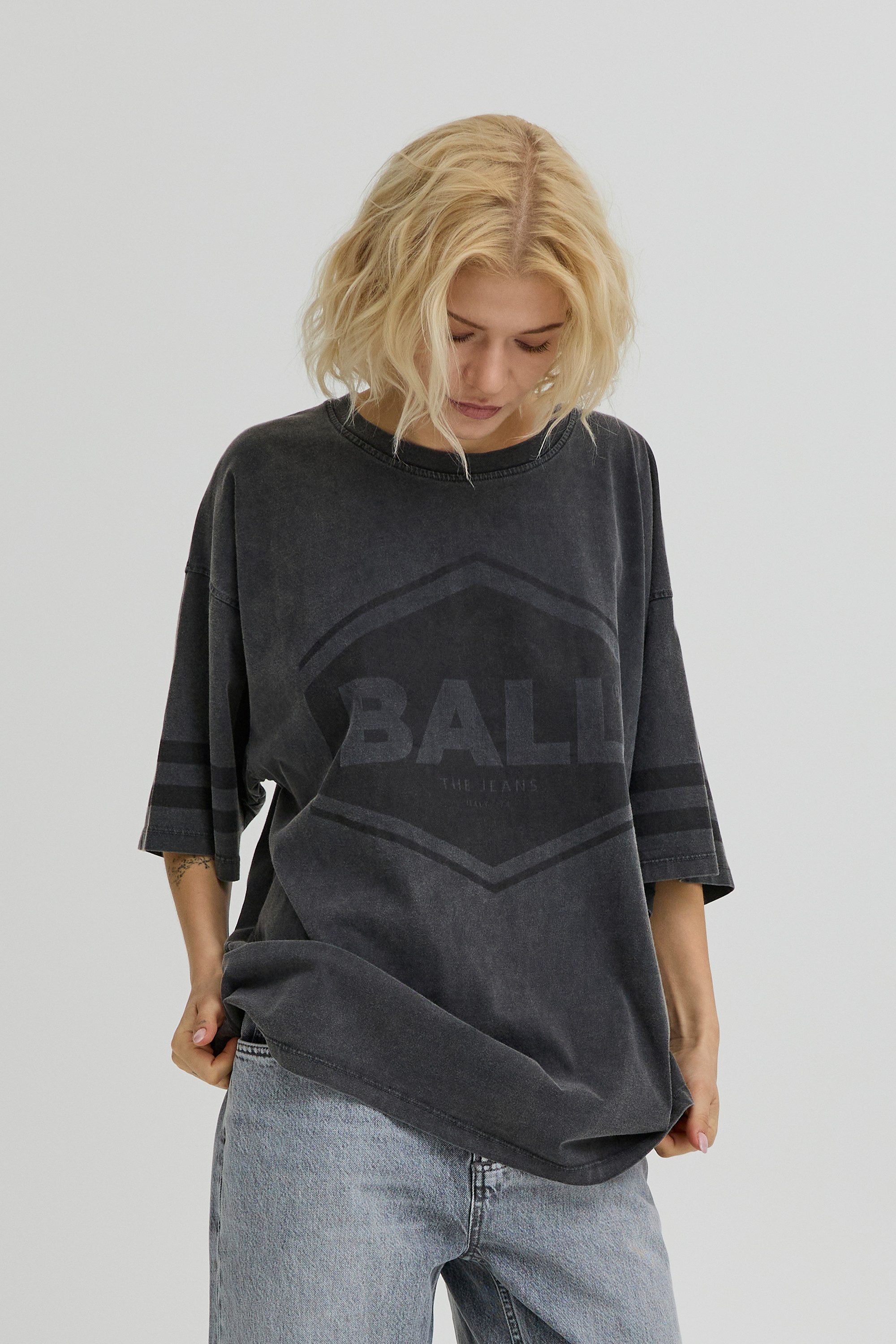 Ball T-Shirt Kurzarm-Bluse BANOEMI