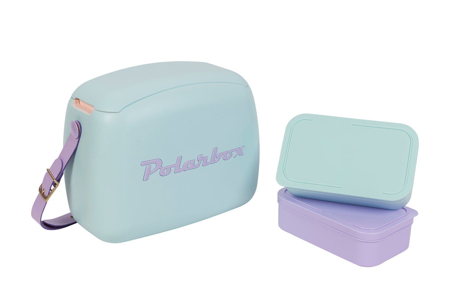 Kreher Frischhaltedose Kühlbox Polar 6 Liter mit 2 Lunchboxen (Farbe wählbar)