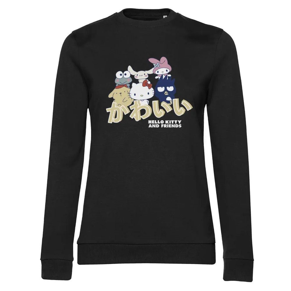 Hello Kitty Rundhalspullover And Friends Girly Sweatshirt