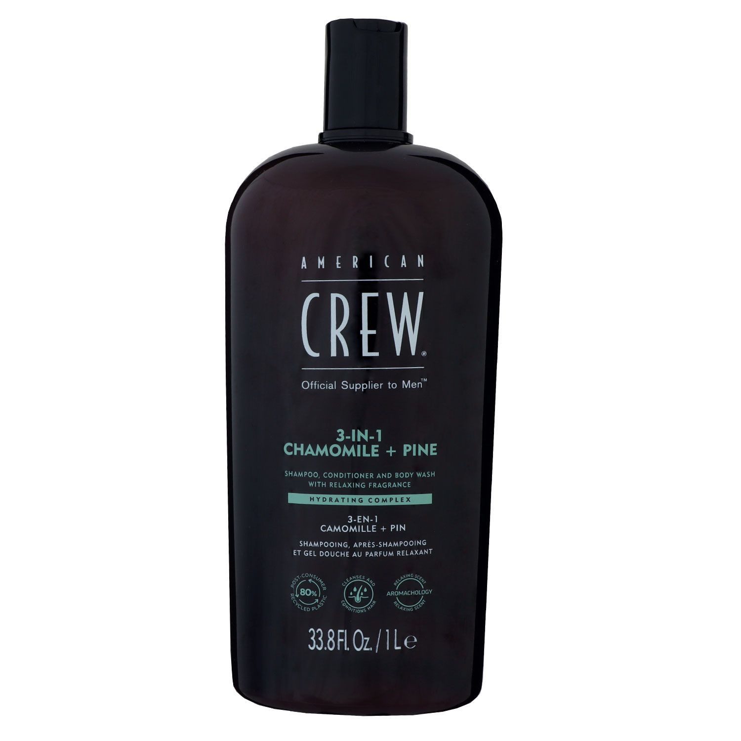 American Crew Haarshampoo American Crew 3 in 1 1000 ml Chamomile & Pine Shampoo & Conditioner &