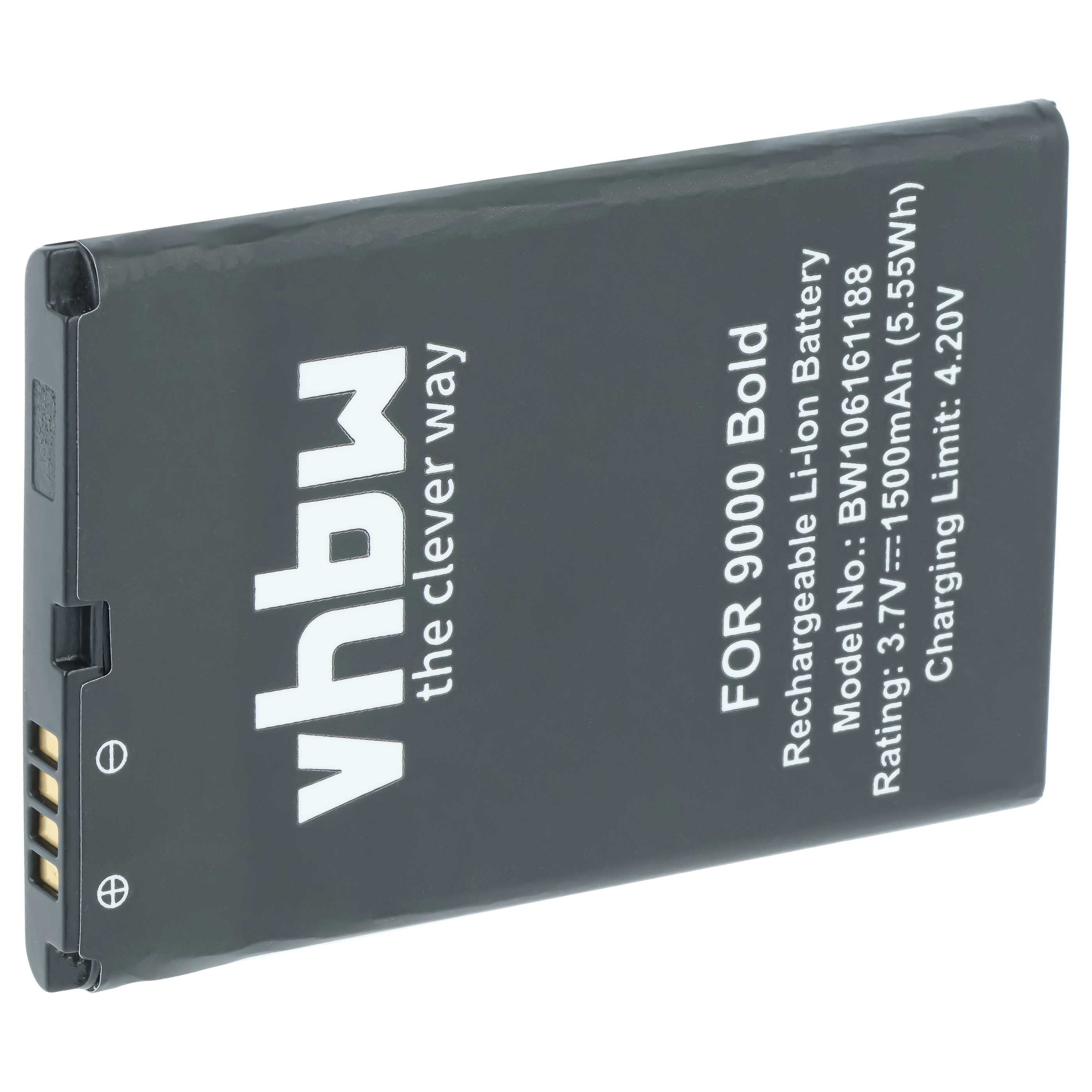 vhbw Akku Ersatz für BlackBerry BAT-14392-001, M-S1, ACC14392-001 für Smartphone-Akku Akku Li-Ion 1500 mAh (3,7 V, 1 St), Leistungsfähiger Austausch-Akku für Telefon, Smartphone