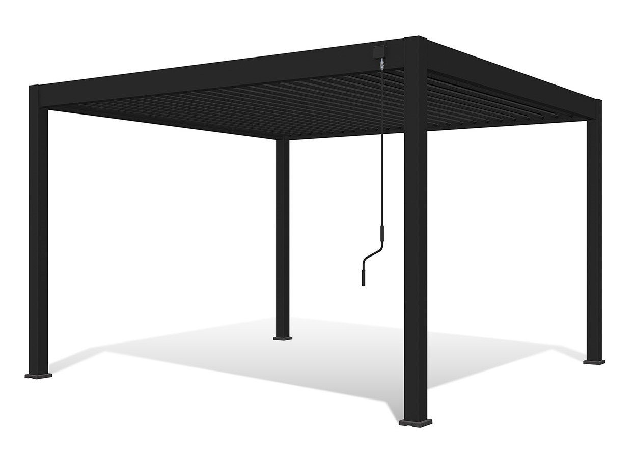 Weide Pergola Deluxe VollAlu Pavillon 3,6 x 4 M anthrazit Pergola