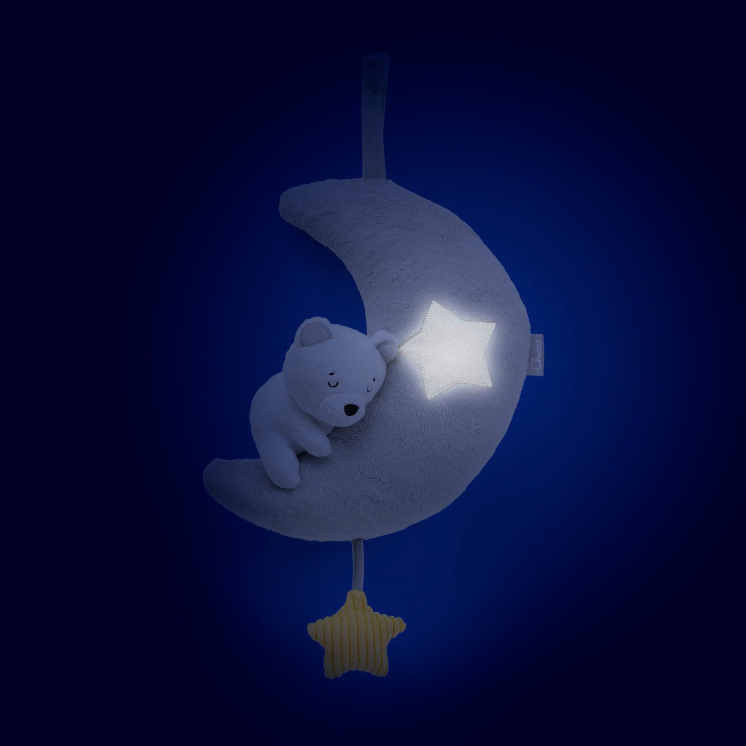 Chicco Plüschfigur Schlummermond mit Musik- & Licht