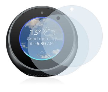 BROTECT Schutzfolie für Amazon Echo Spot, Displayschutzfolie, 2 Stück, Folie klar