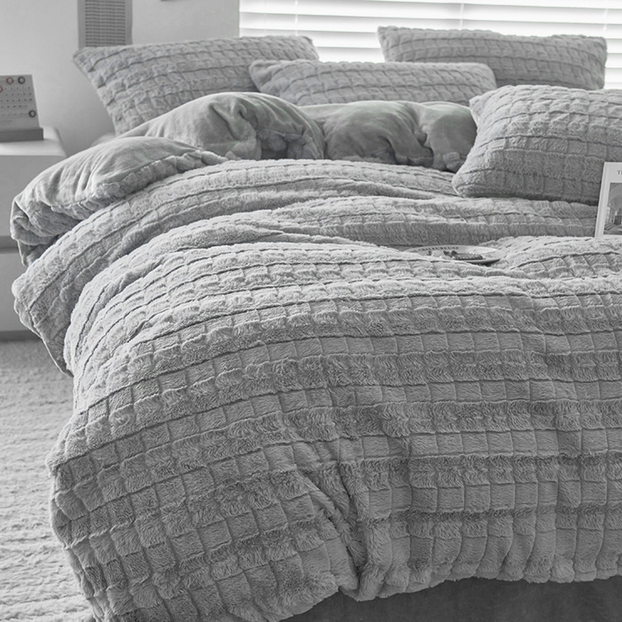 ibettertec Bettwäsche Winter Plüsch Bettwäsche,135x200cm,200x200cm,Flauschi günstig online kaufen