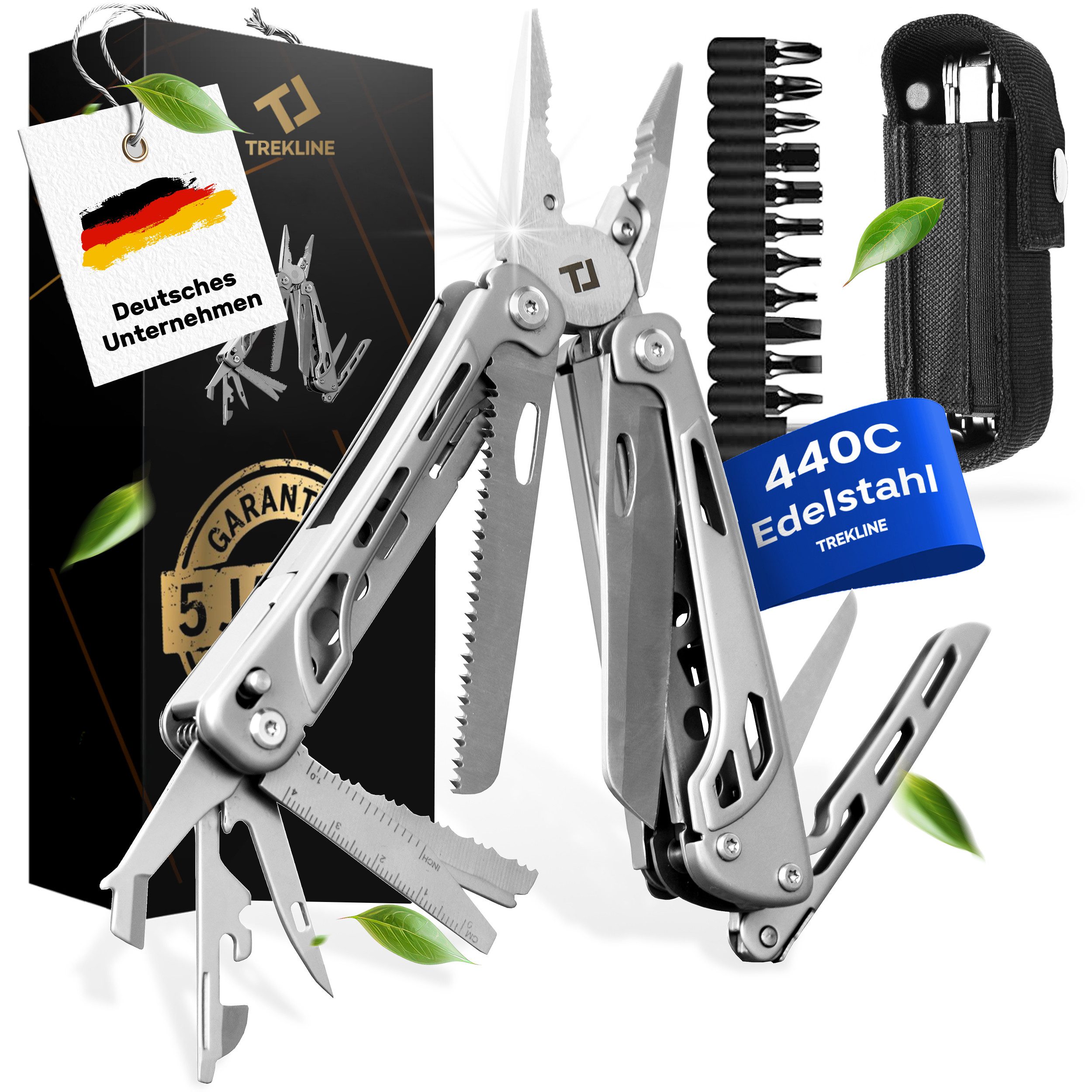 Trekline Multitool - Camping Werkzeug Multifunktionswerkzeug Multifunktionsmesser