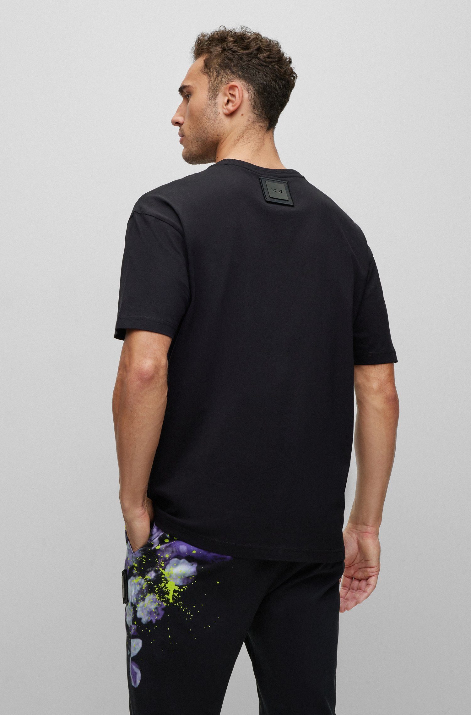 BOSS GREEN Lotus T-Shirt (1-tlg)