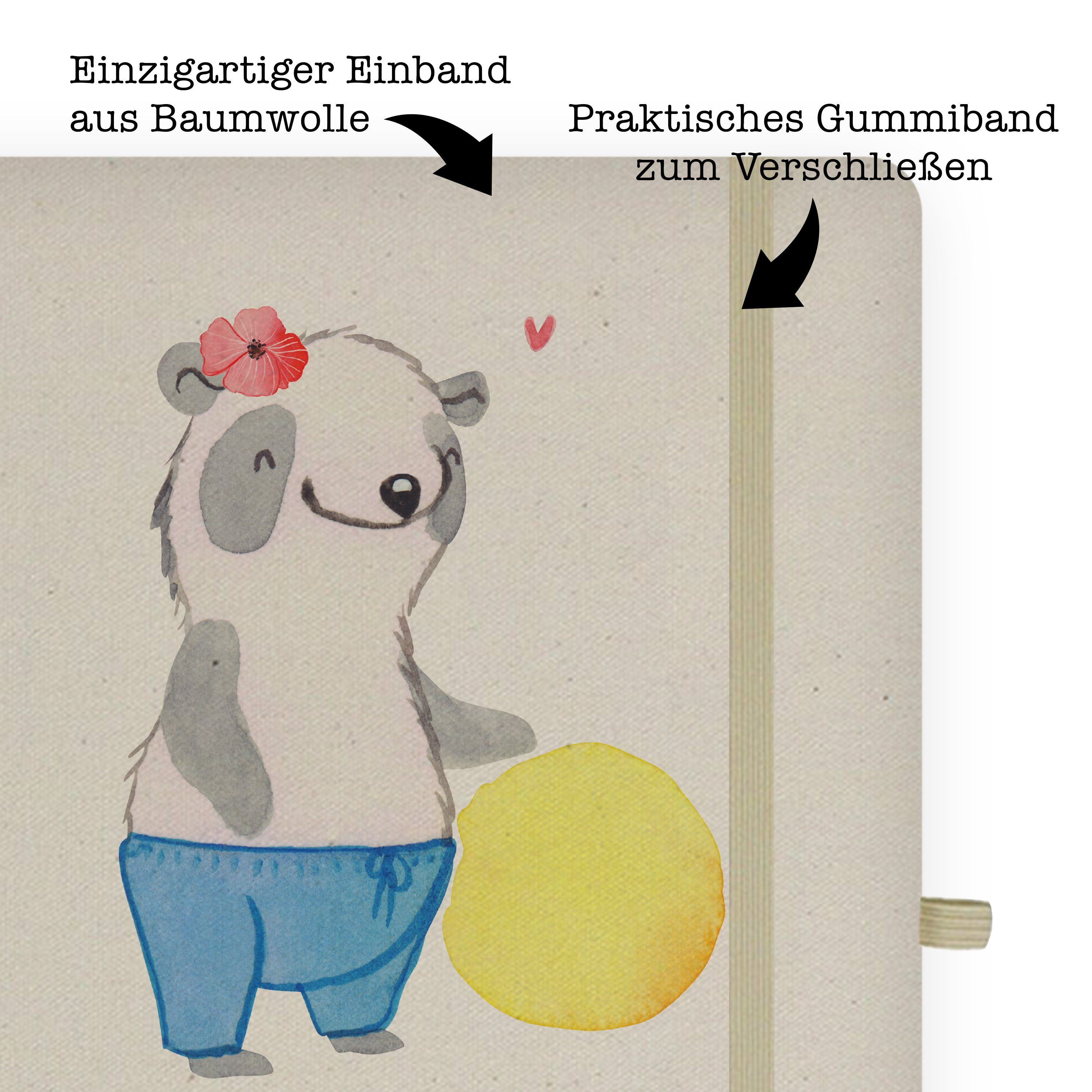 Mrs. mit Fachärztin, Mr. & Orthopädin - Panda - Panda Notizbuch Adressbuch, Geschenk, Transparent Herz & Mr. Mrs.