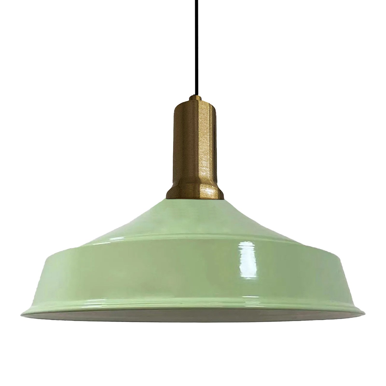 Bamyum Pendelleuchte Hängelampe AsletlEF Ø40 cm, Pendelleuchte Vintage, E27 Lampe, ohne Leuchtmittel, E27, Dimmbar, Einstellbare Kabellänge