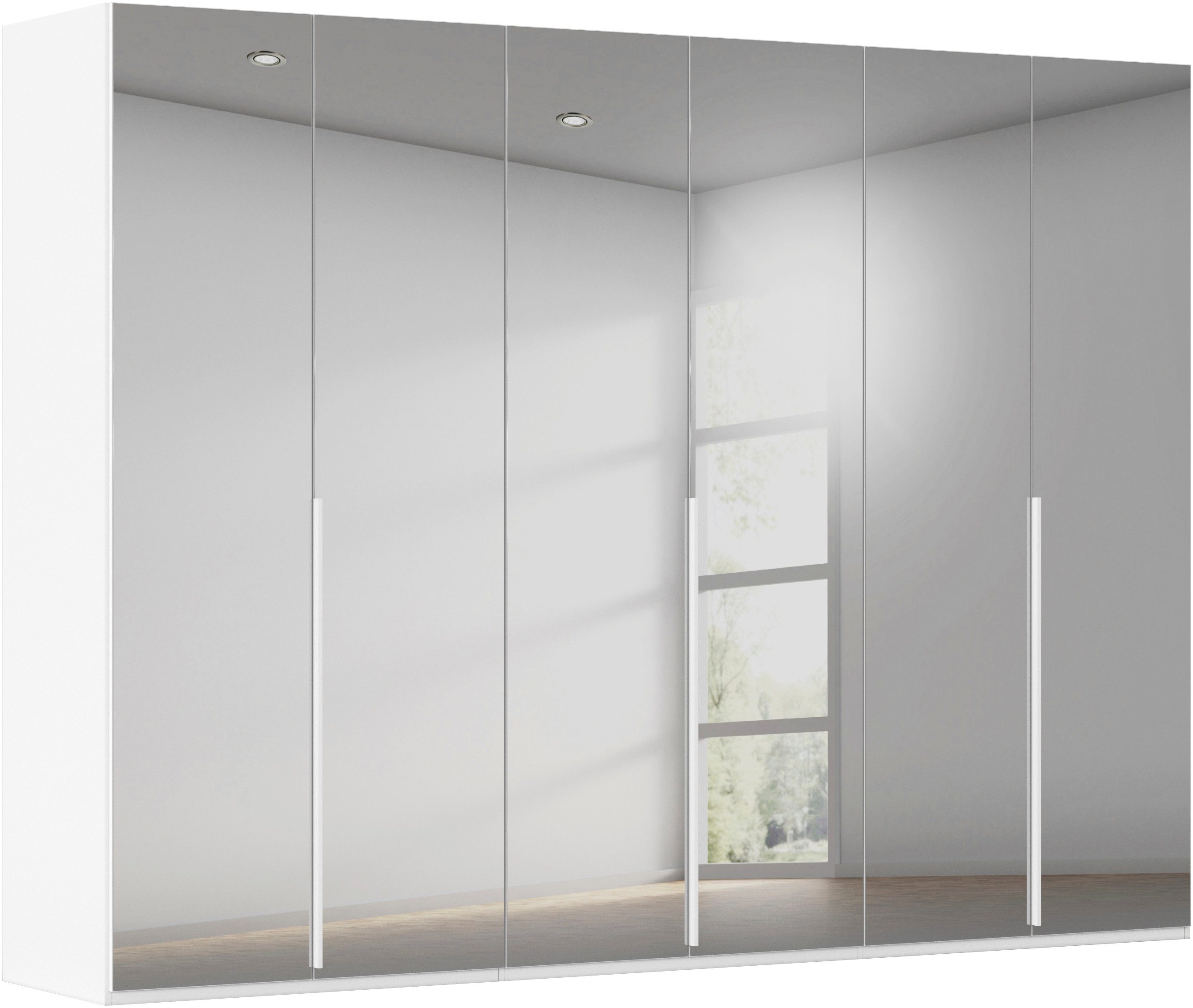 LeGer Home by Lena Gercke Kleiderschrank Schrank Garderobe Ankleide Schlafzimmer Flur SERINA Eyecatcher (3 verschiedene Ausstattungen BASIC/CLASSIC/PREMIUM (inkl. SOFT-CLOSE) in 6 Breiten (101 - 401 cm) mit Front Glas oder Dekor MADE IN GERMANY