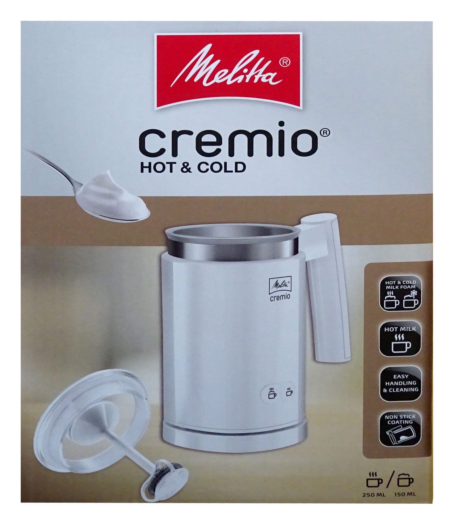 Melitta Milchaufschäumer Melitta 1014-01 Cremio II Milschaufschäumer weiß