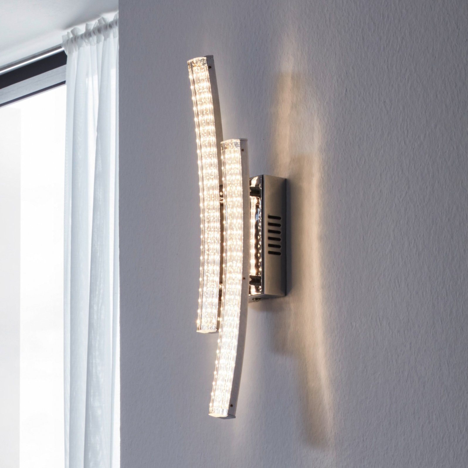 EGLO LED Wandleuchte PERTINI, LED fest integriert, Warmweiß