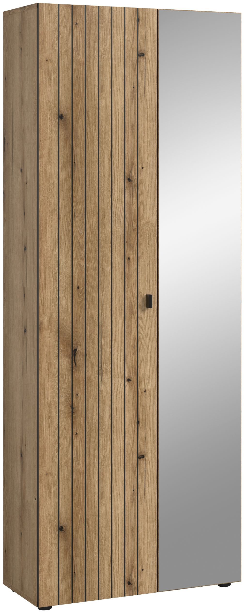 xonox.home Garderobenschrank in Evoke Oak Nachbildung B/H/T ca.: 70/192/37 cm