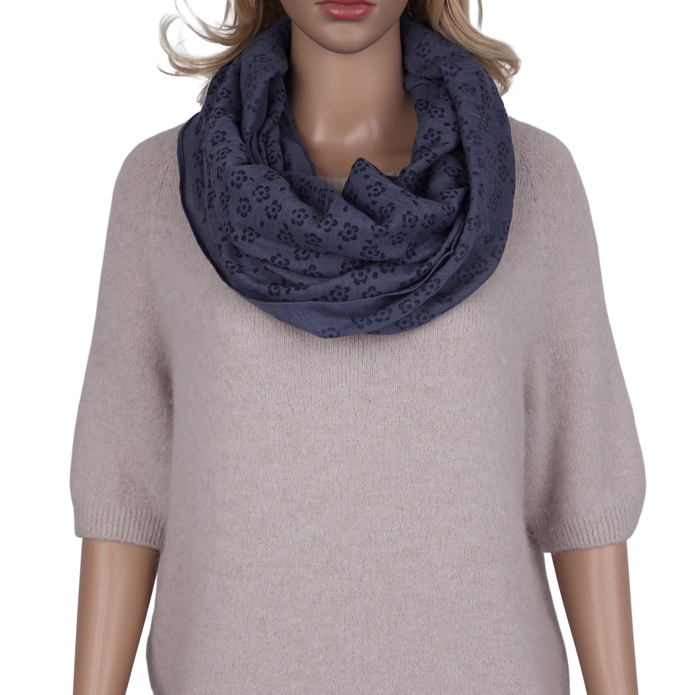MIRROSI Loop Damen Schal Weich aus 50% Baumwolle 50% Viskose, (ca. 180x68cm günstig online kaufen