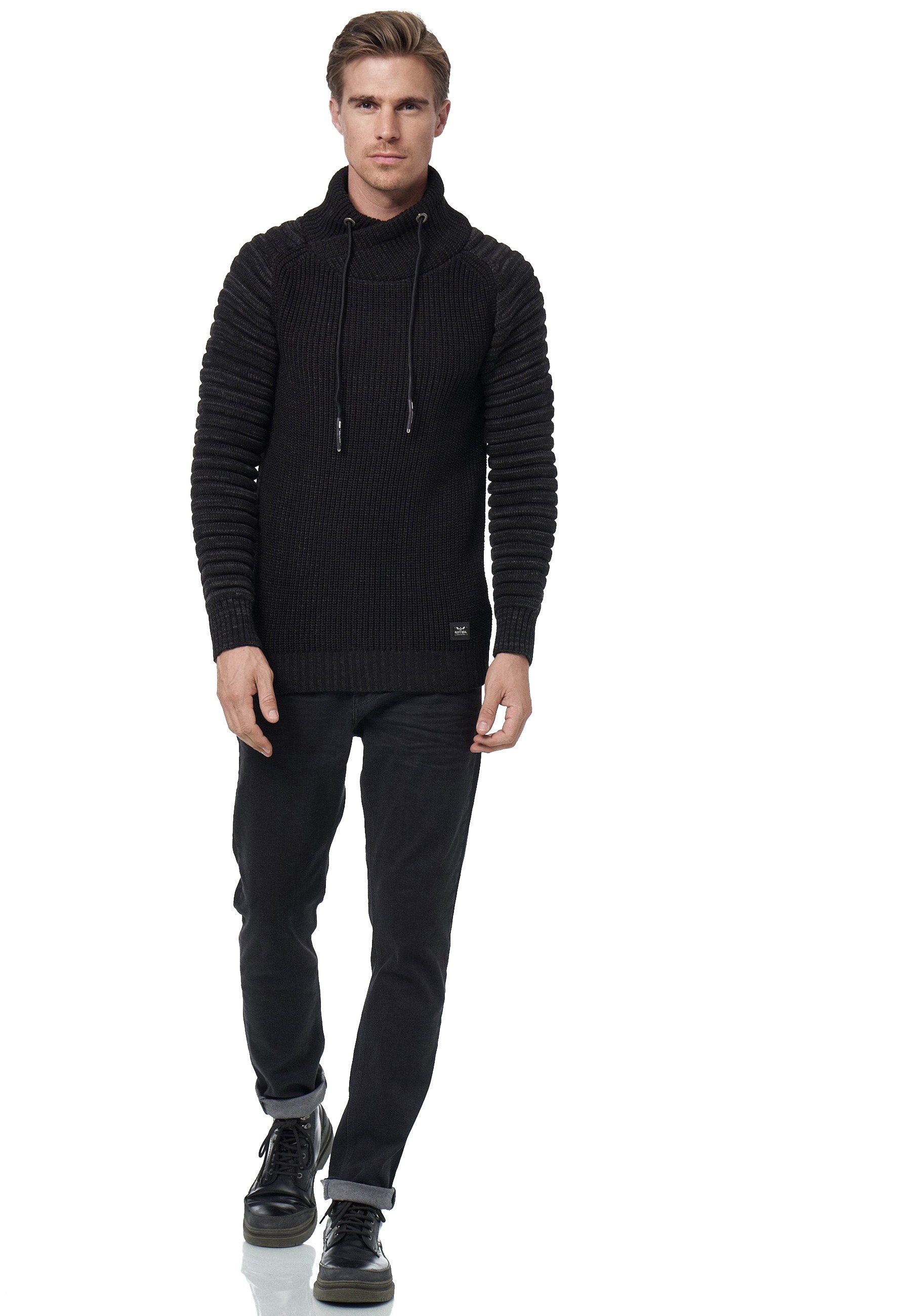 Rusty Neal Strickpullover, mit kuscheligem Schalkragen günstig online kaufen