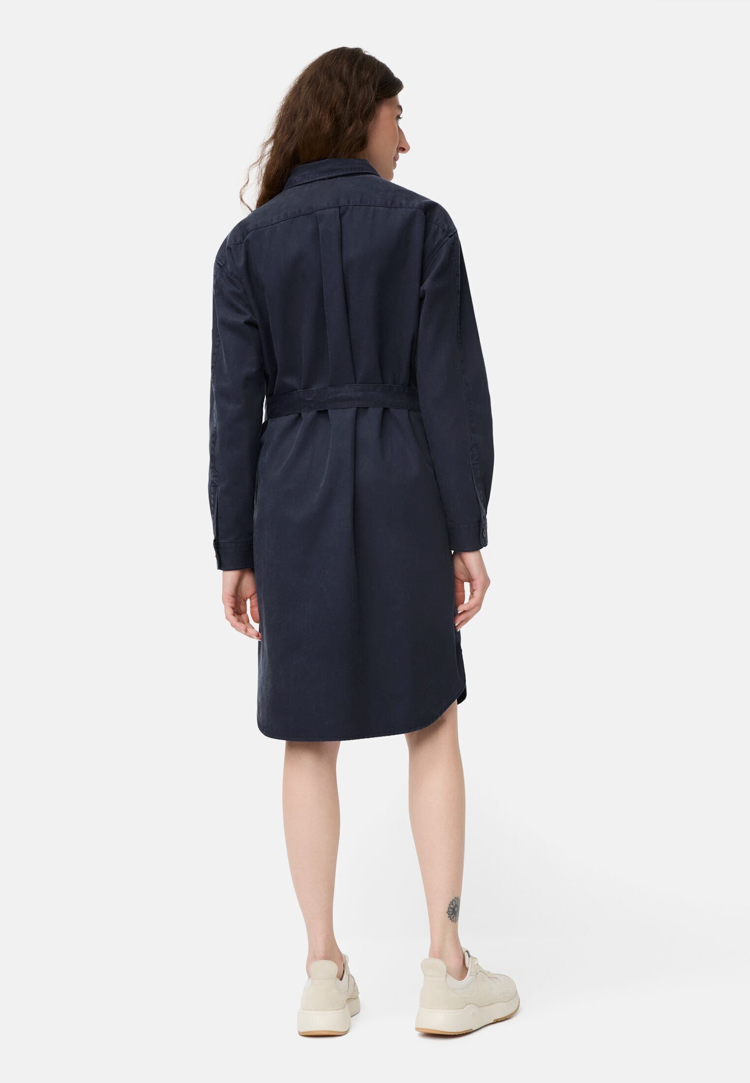 camel active Blusenkleid Kleid mit Taillengürtel Langarm (1-tlg) günstig online kaufen