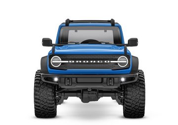 Traxxas RC-Buggy Traxxas TRX-4m Crawler Ford Bronco 4x4 blau RTR 1/18 inkl. Akku, Lader