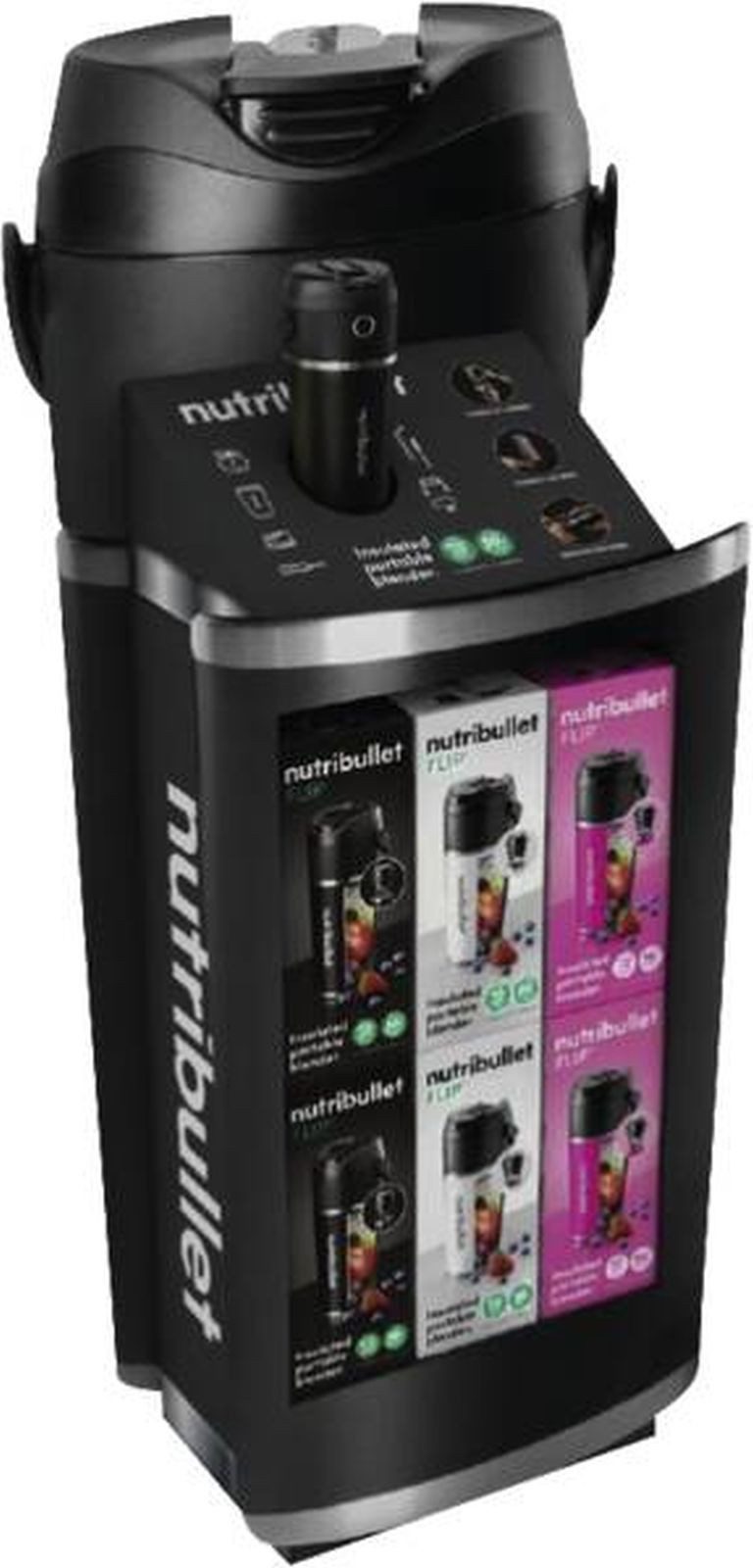 nutribullet Standmixer NBP 016, Standmixer, Schwarz, Mixen, 108 mm, 108 mm, 232 mm