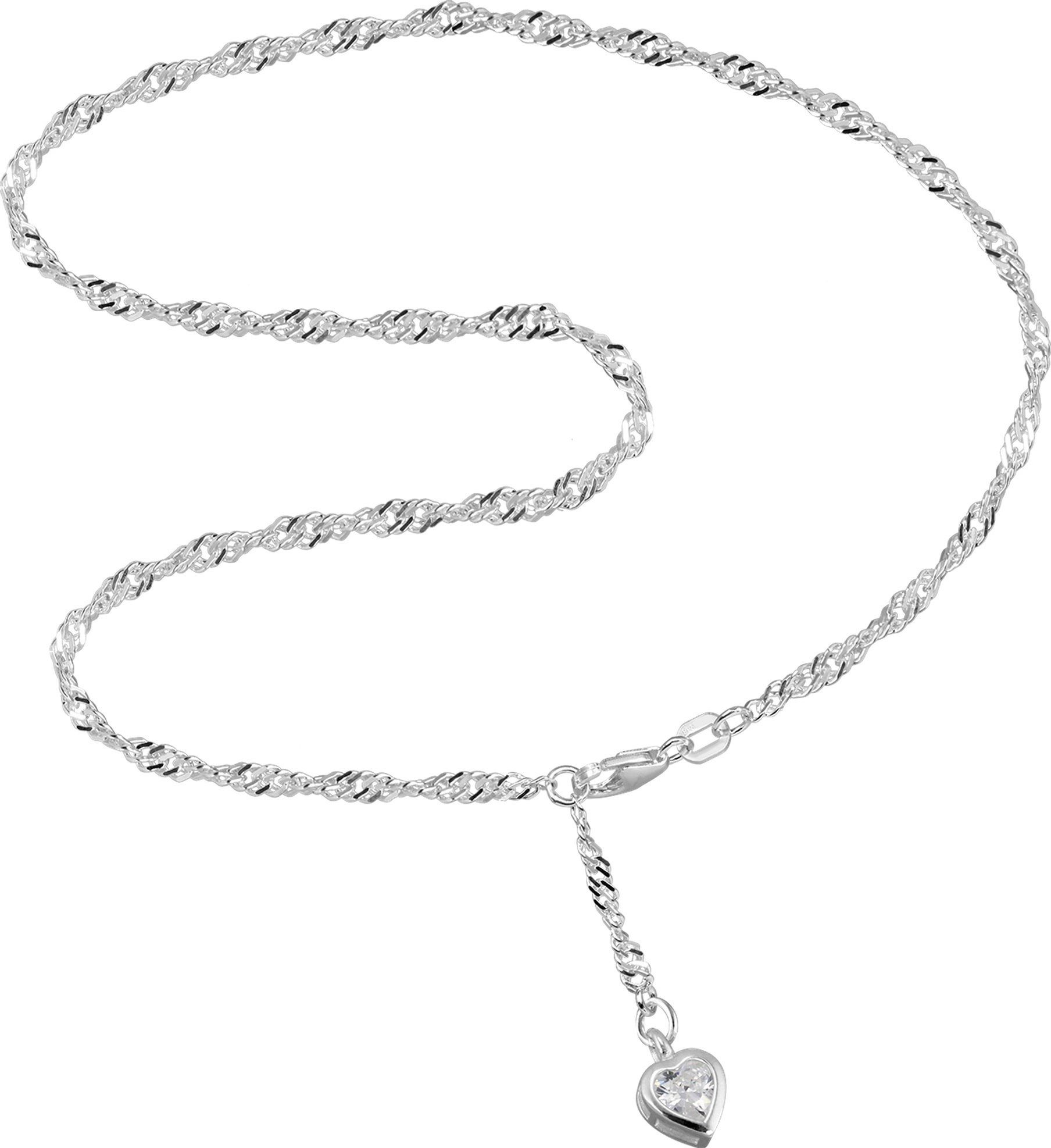 SilberDream Fußkette mit Anhänger SilberDream Fußkette günstig online kaufen