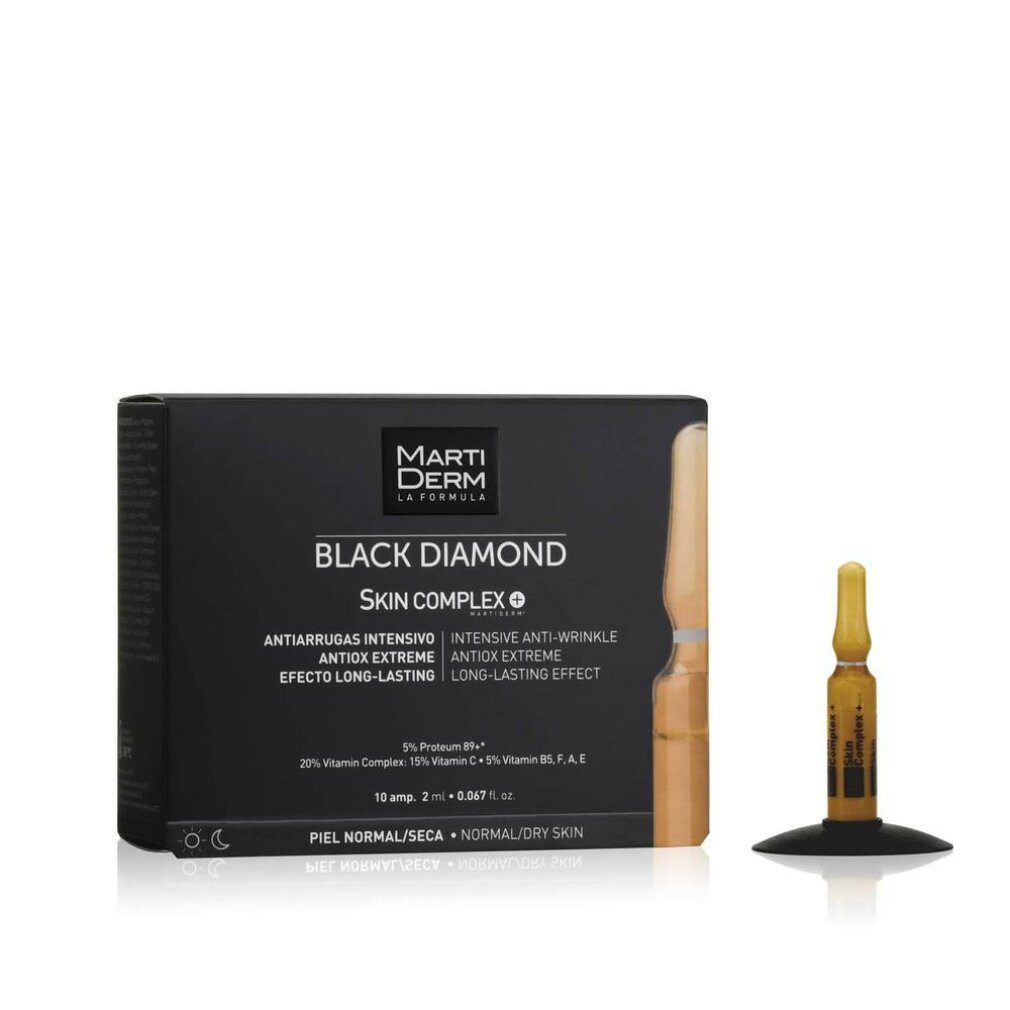 Martiderm Gesichtsmaske Martiderm Black Diamond Anti-Wrinkle Ampullen (10 x)