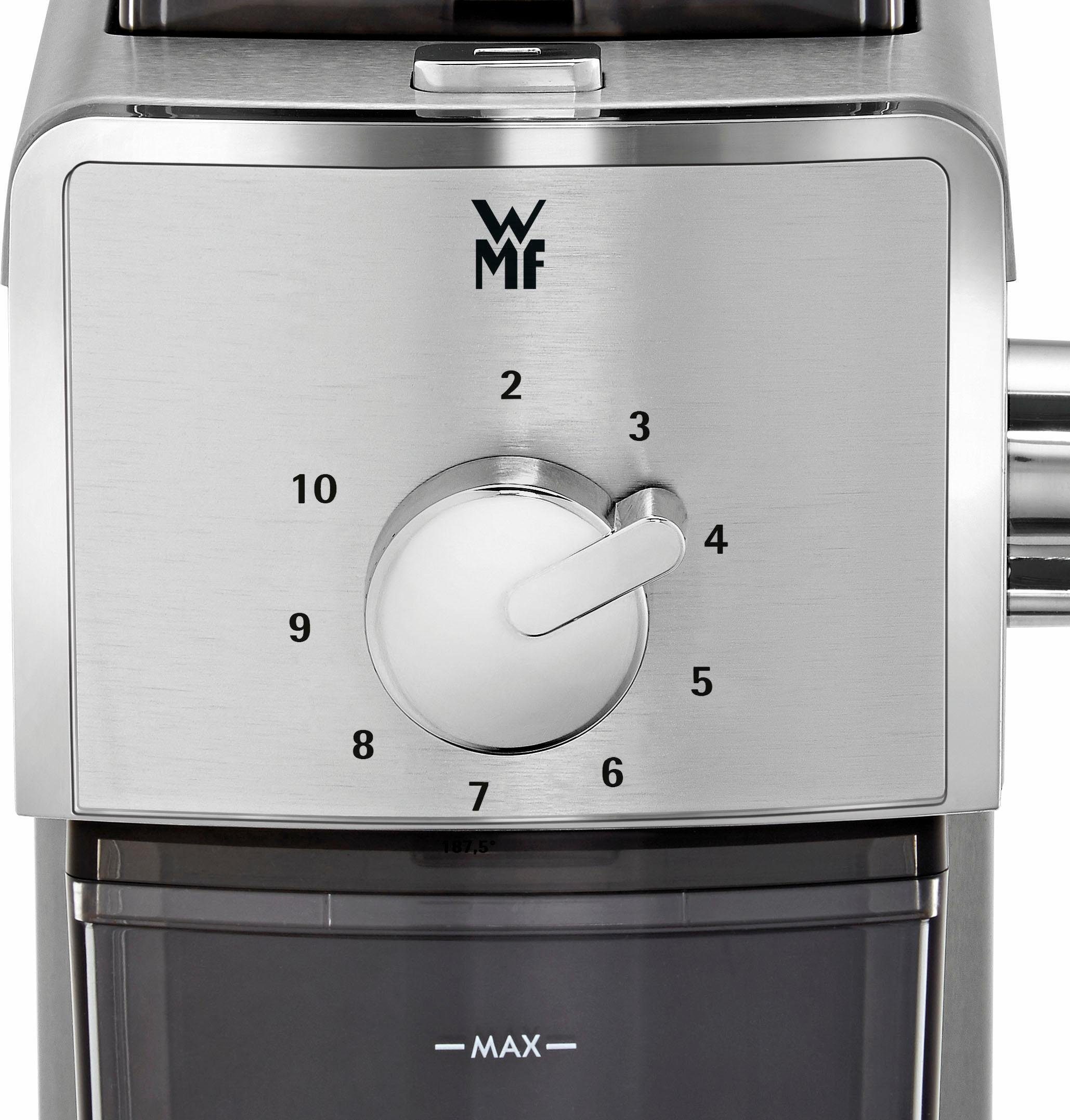 WMF Kaffeemühle Stelio Edition, 110 W, Scheibenmahlwerk, 180 g Bohnenbehälter
