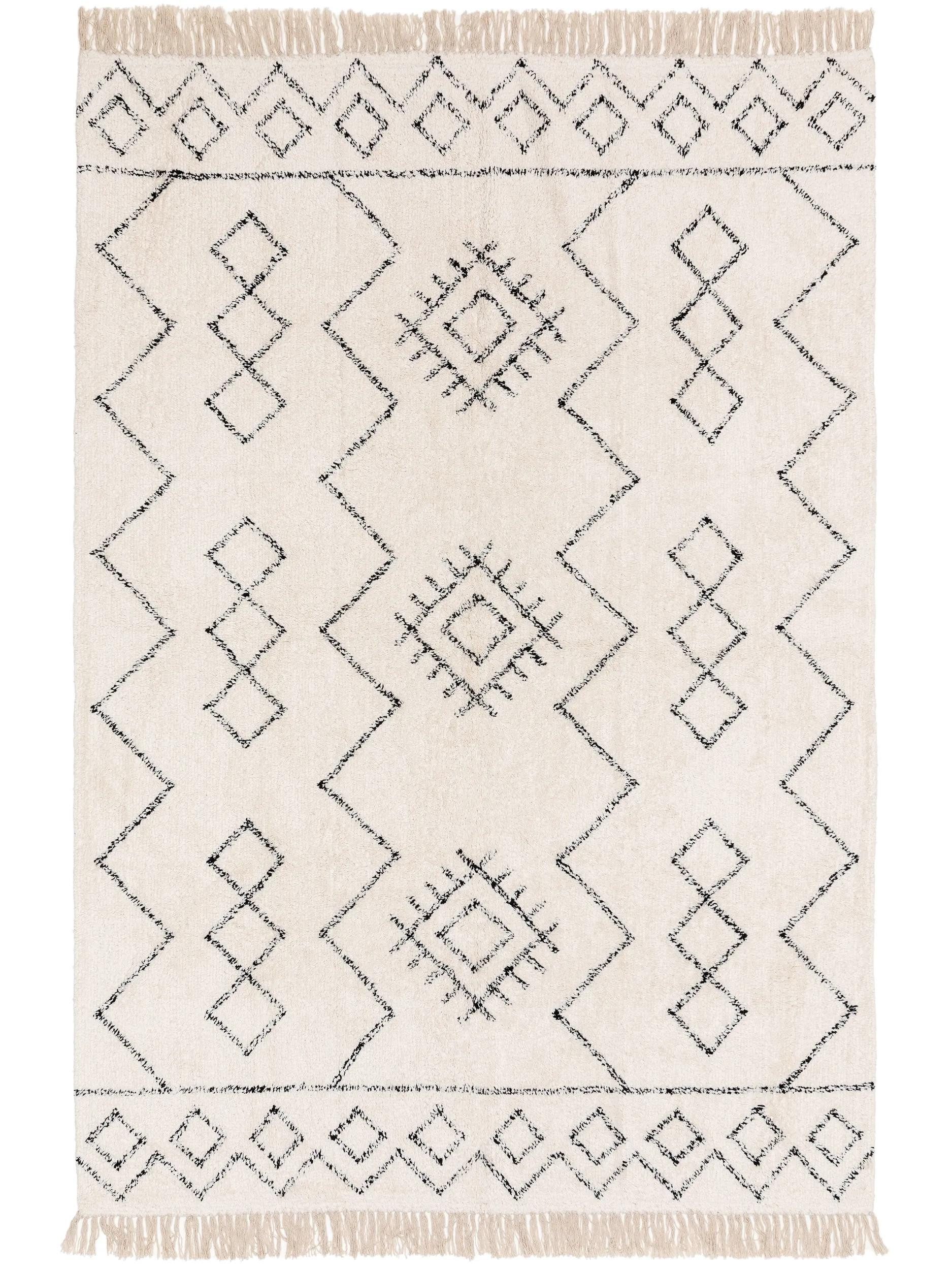 benuta Teppich Naomi, rechteckig, Höhe: 6 mm, Teppich Wohnzimmer, Schlafzimmer, Esszimmer, Flur, Kunstfaser, Cozy