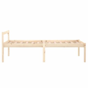 furnicato Bett Seniorenbett 75x190 cm Massivholz Kiefer