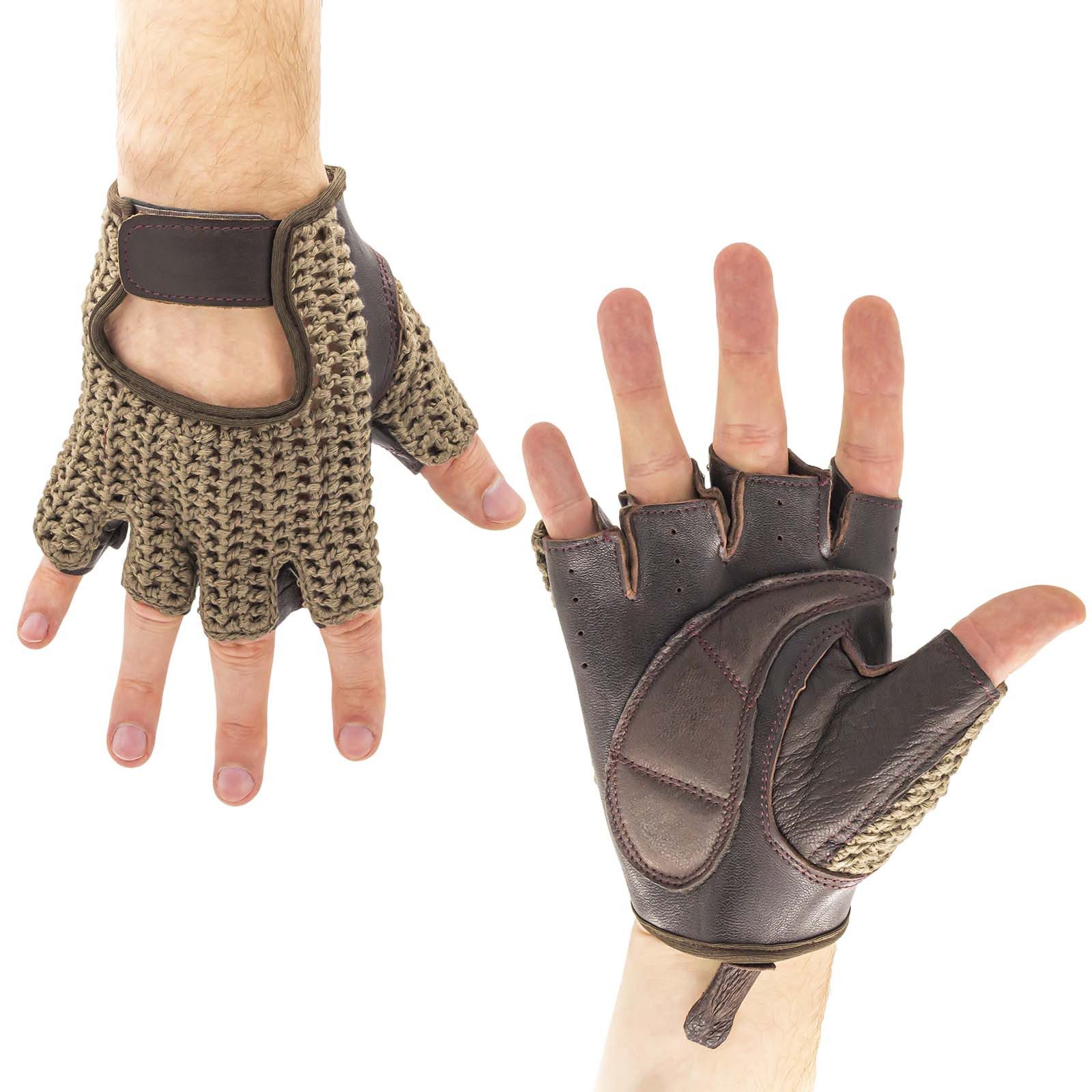 Adapter Universe Lederhandschuhe Autofahrer Handschuhe Retro Vintage Leder günstig online kaufen