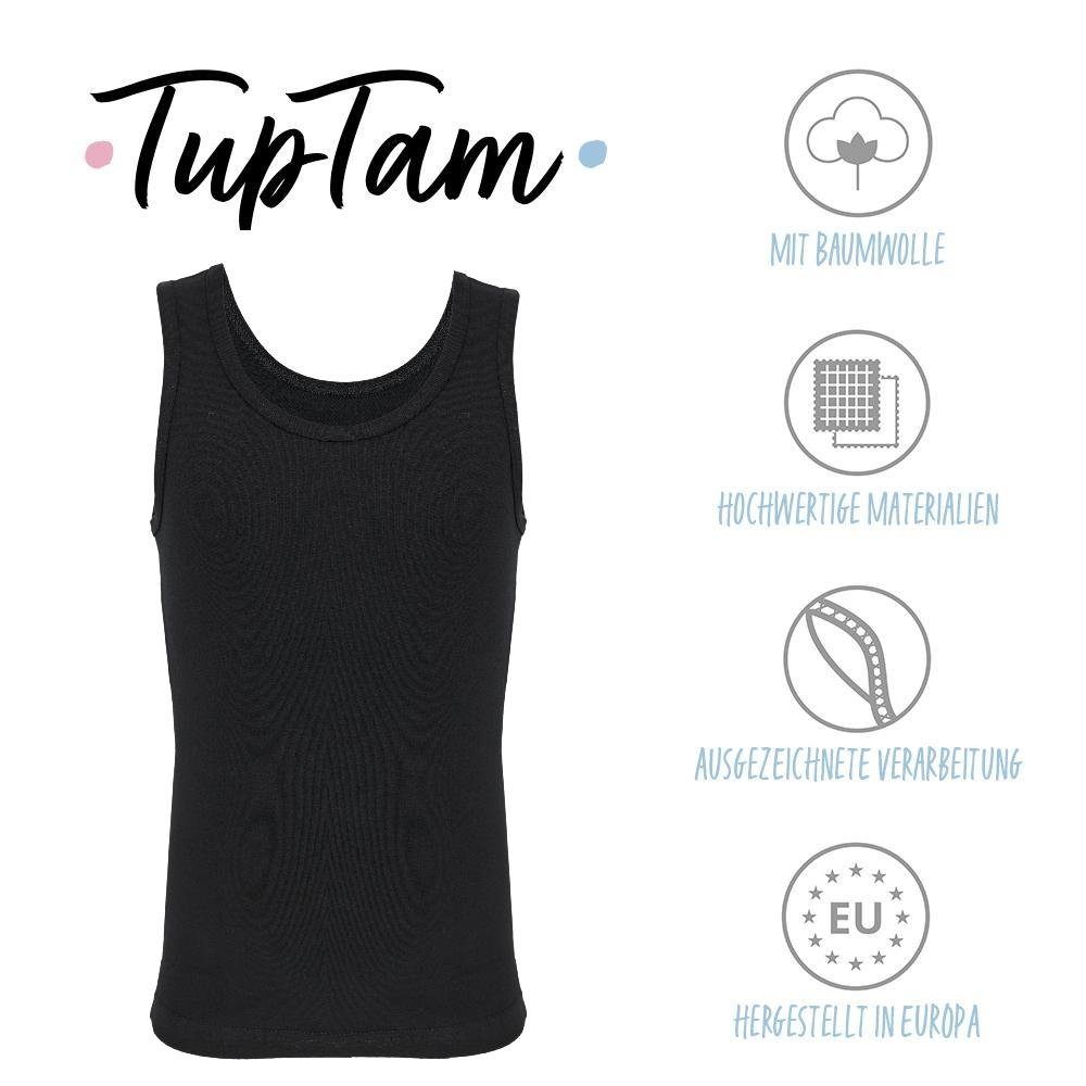 TupTam Unterhemd TupTam Kinder Jungen Unterhemd Ärmellos Tanktop 5er Pack