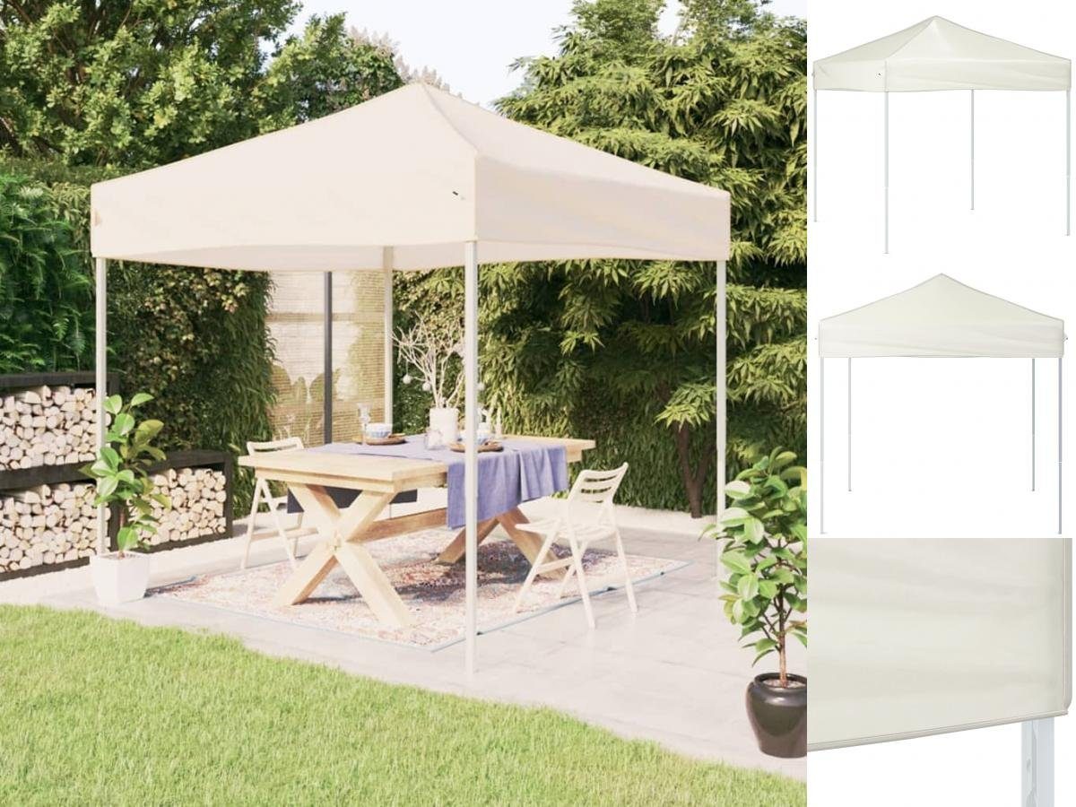 vidaXL Pavillon »Partyzelt Faltbar Creme 2x2 m Garten Pavillon« online