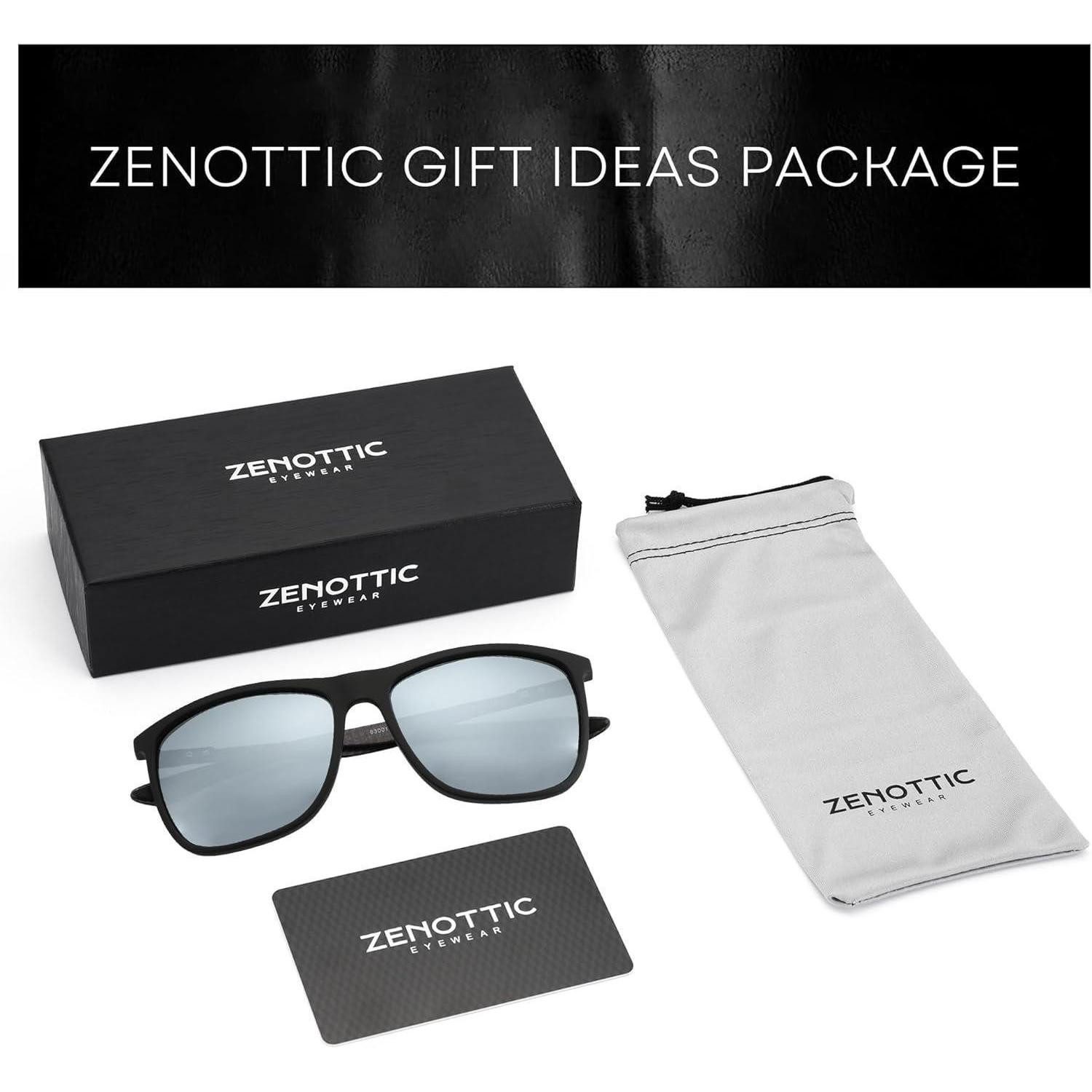 LuxusKollektion Sonnenbrille Polarisierte Herren Sonnenbrille Kohlefaser Quadratisch UV400 Schutz