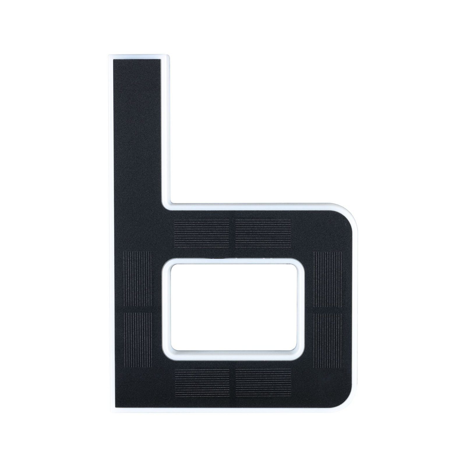 Paulmann LED Außen-Wandleuchte Solar Hausnummer, LED fest integriert, Warmweiß, LED-Modul, Hausnummern, Buchstaben wählbar, Akku wechselbar