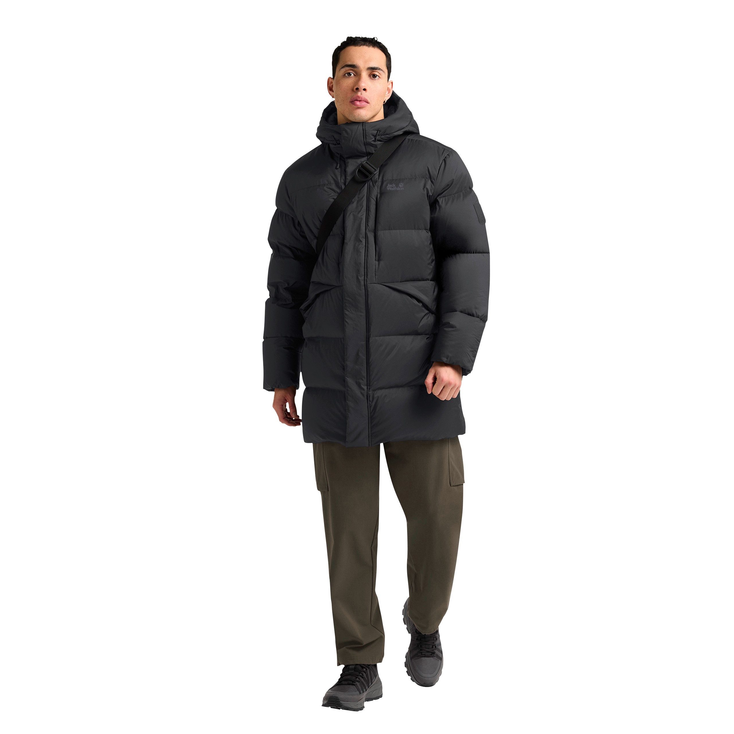 Jack Wolfskin Daunenjacke ICY HILL COAT Wärmend, winddicht, Daunenparka